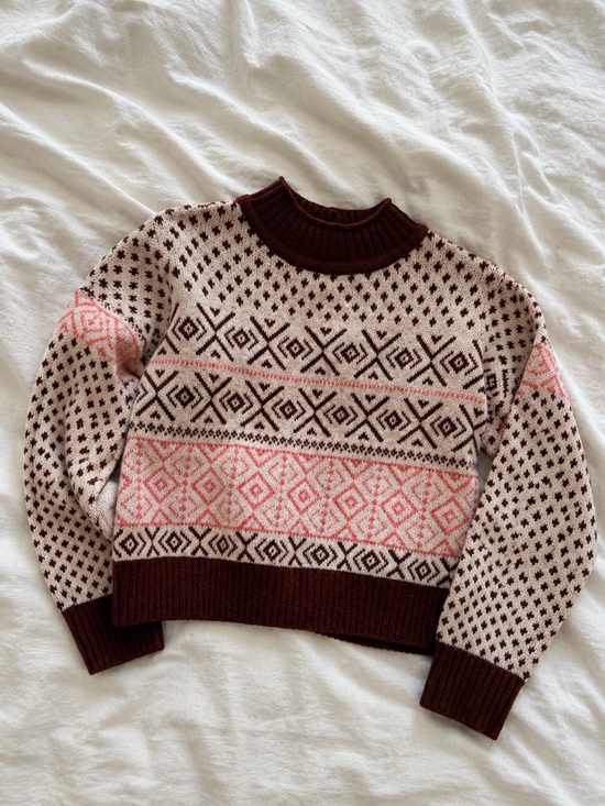 American Eagle Outfitters Sweaters - American Eagle Fair Isle Mock Neck Sweater Small